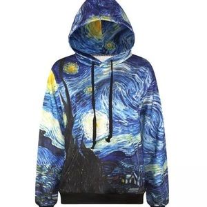 Women's Vincent Van Gogh Hoodie Hooded Sweatshirt